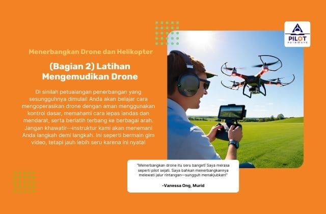 (Bagian 2) Latihan Mengemudikan Drone